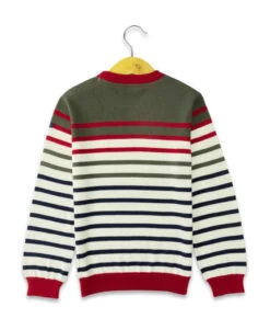 Pull Rayé Garçon Multicolore -Vetements Simples Magasin prod 8374 pull raye multicolore kitas 666x812 fc7ea0111e0b