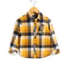 Chemise Jaune à Carreaux Garçon -Vetements Simples Magasin prod 8400 chemise chemisier ml carreaux indigo caroga 666x812 fc7ea0111e0b