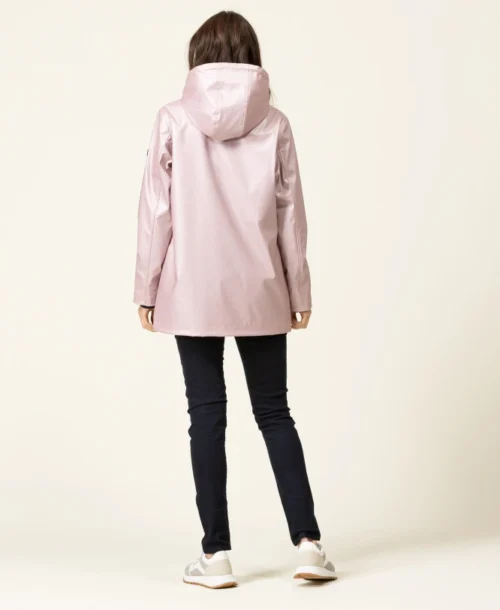 Ciré Rose Irisé Femme -Vetements Simples Magasin prod 8461 imper cire rose irise xecirec 666x812 fc7ea0111e0b
