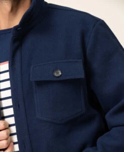 Veste Bleu Marine Homme En Maille Feutrée -Vetements Simples Magasin prod 8465 veste ml indigo veritage 666x812 fc7ea0111e0b