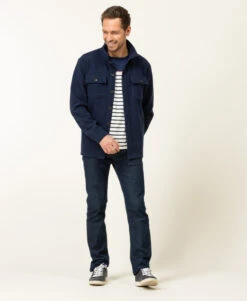Veste Bleu Marine Homme En Maille Feutrée -Vetements Simples Magasin prod 8466 veste ml indigo veritage 666x812 fc7ea0111e0b
