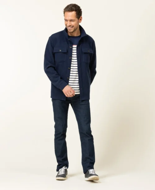 Veste Bleu Marine Homme En Maille Feutrée 12 Veste Bleu Marine Homme En Maille Feutrée -Vetements Simples Magasin prod 8466 veste ml indigo veritage 666x812 fc7ea0111e0b
