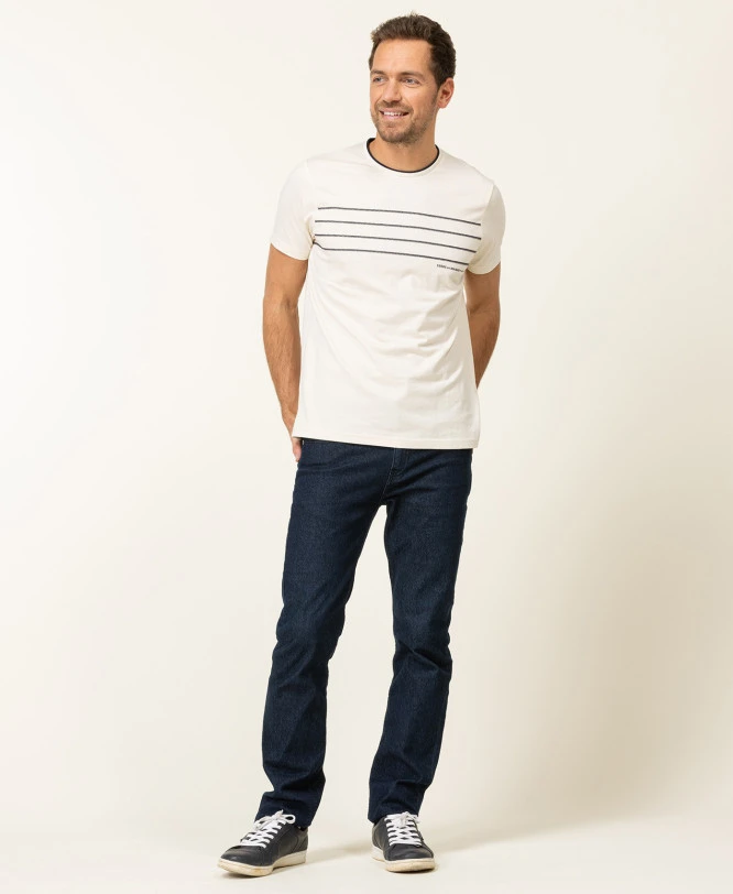 T-shirt Manches Courtes Grège Homme 6 T-shirt Manches Courtes Grège Homme – Image 4