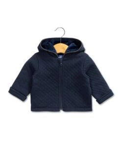 Veste à Capuche Bleu Marine Bébé Fille
