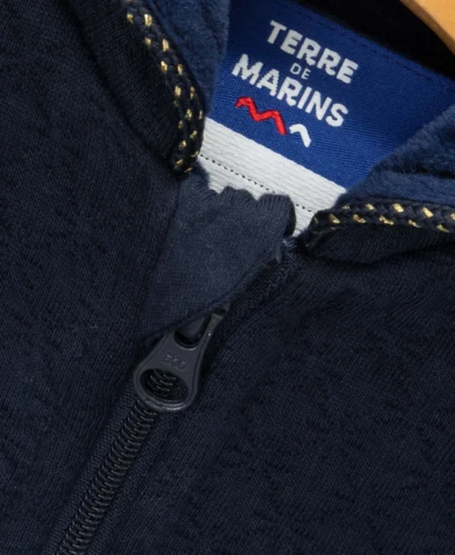 Veste à Capuche Bleu Marine Bébé Fille -Vetements Simples Magasin prod 8572 veste ml indigo voxy 666x812 fc7ea0111e0b