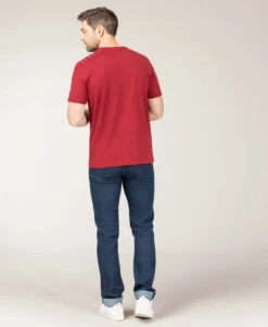 T-shirt Rouge Grenat Col Rond Homme -Vetements Simples Magasin prod 8596 tee shirt mc grenat tapor 666x812 fc7ea0111e0b