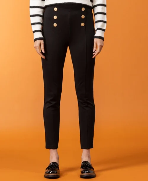 Pantalon Noir 7/8ème Femme