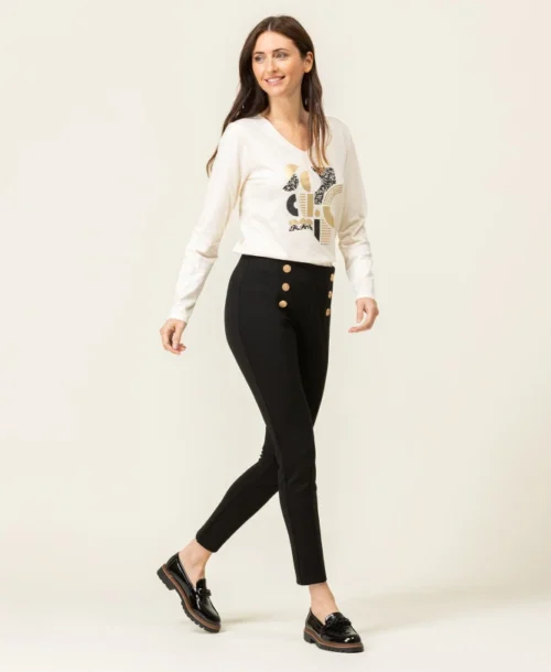 Pantalon Noir 7/8ème Femme -Vetements Simples Magasin prod 8643 7 8eme noir epita 666x812 fc7ea0111e0b