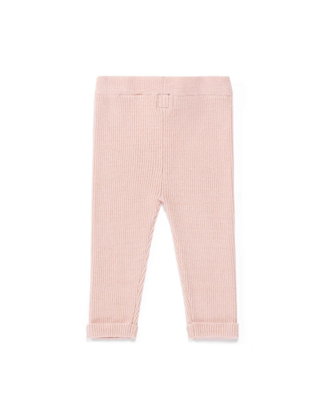 Legging Long Rose Pâle Bébé 4 Legging Long Rose Pâle Bébé – Image 2