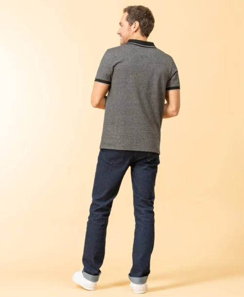 Polo Gris Chiné Homme -Vetements Simples Magasin prod 8797 polo mc gris chine ojak 666x812 fc7ea0111e0b