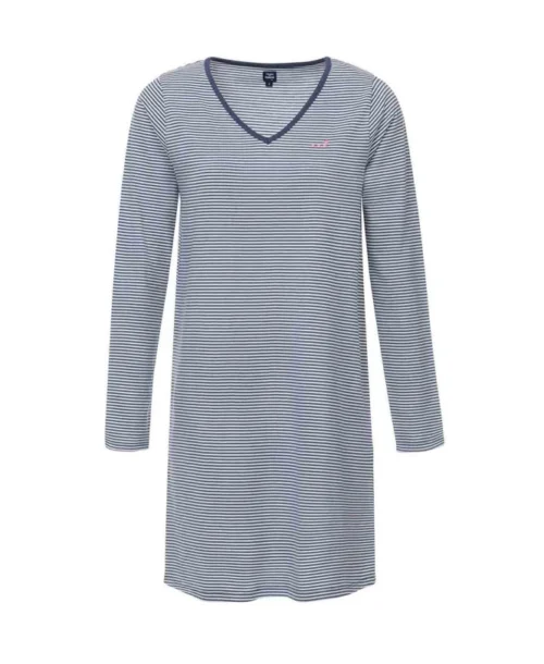Chemise De Nuit Rayée Femme