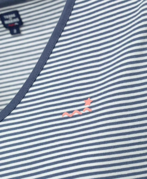 Chemise De Nuit Rayée Femme -Vetements Simples Magasin prod 8854 chemise de nuit raye proda 666x812 fc7ea0111e0b