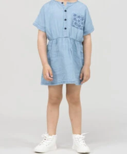 Robe Fille Jean Clair 9 Robe Fille Jean Clair -Vetements Simples Magasin prod 9023 robe mc denim clair polina 666x812 fc7ea0111e0b