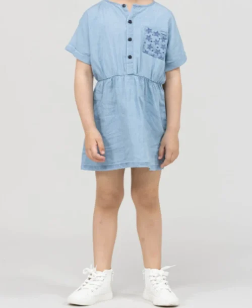 Robe Fille Jean Clair 9 Robe Fille Jean Clair -Vetements Simples Magasin prod 9023 robe mc denim clair polina 666x812 fc7ea0111e0b