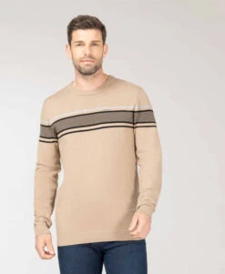 Pull Beige Homme