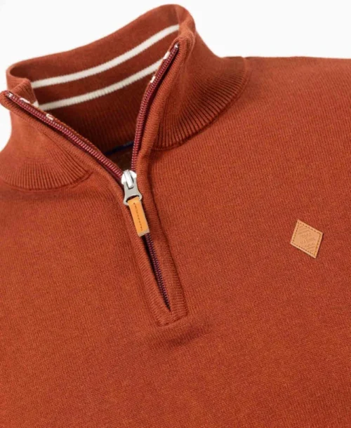 Pull Camioneur Homme Rouille Foncé -Vetements Simples Magasin prod 9081 pull rouille fonce kamion 666x812 fc7ea0111e0b