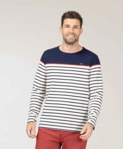 Mrinièe Homme Grège/bleu Marine
