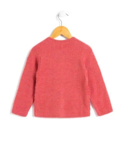 Gilet Rose Foncé Fille -Vetements Simples Magasin prod 9109 cardigan tricot rose fonce gizal 666x812 fc7ea0111e0b