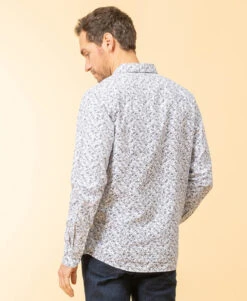 Chemise Blanche Homme Imprimé Gris 9 Chemise Blanche Homme Imprimé Gris -Vetements Simples Magasin prod 9112 chemise chemisier ml imprime gris caflo 666x812 fc7ea0111e0b