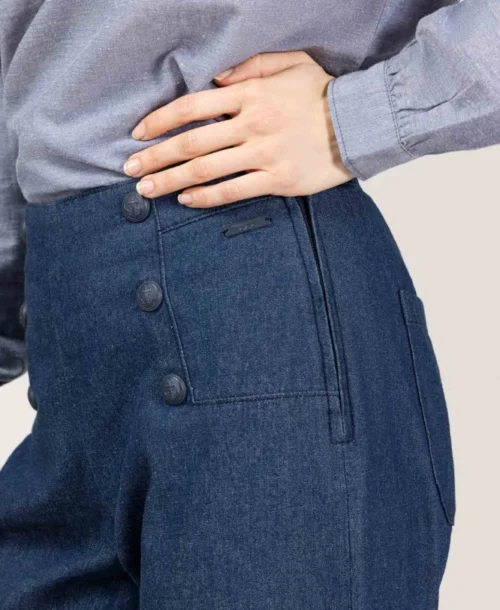 Jean à Ponts Femme -Vetements Simples Magasin prod 9154 pantalon denim bleu pagana 666x812 fc7ea0111e0b