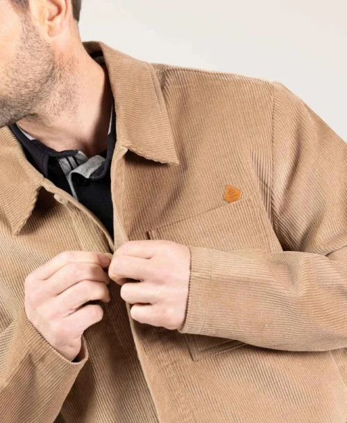 Veste En Velours Beige Homme -Vetements Simples Magasin prod 9162 veste ml beige velour 666x812 fc7ea0111e0b