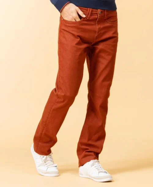 PANTALON ROUILLE FONCE ELINO