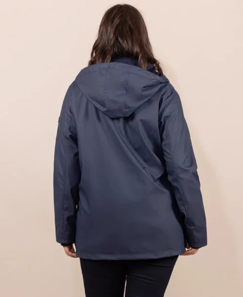 Ciré Bleu Marine Femme 14 Ciré Bleu Marine Femme -Vetements Simples Magasin prod 9239 imper cire indigo fecirec 666x812 fc7ea0111e0b