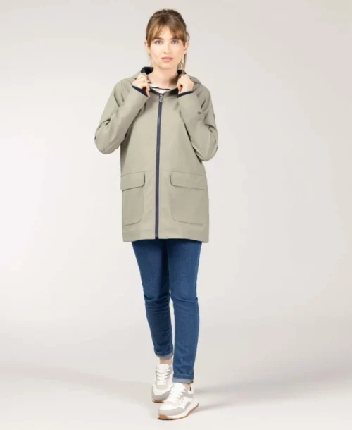 Ciré Kaki Clair Femme 10 Ciré Kaki Clair Femme -Vetements Simples Magasin prod 9246 imper cire kaki clair fecirec 666x812 fc7ea0111e0b