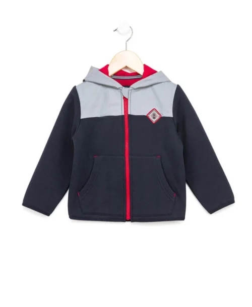 Veste à Capuche Manches Longues Garçon