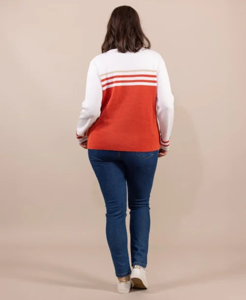 Pull Orange Femme Made In France Kolette -Vetements Simples Magasin prod 9298 pull orange kolette 666x812 fc7ea0111e0b