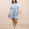 Robe En Lyocel Bleu Femme -Vetements Simples Magasin prod 9324 robe mc denim clair raskoly 666x812 fc7ea0111e0b