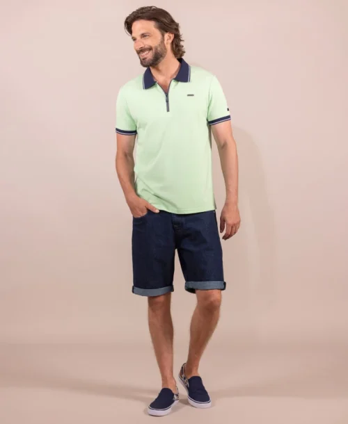 Polo Vert Pistache Homme -Vetements Simples Magasin prod 9356 polo mc vert pistache octavien 666x812 fc7ea0111e0b
