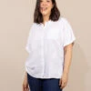 Chemise Sans Manches Blanche Femme 2 Chemise Sans Manches Blanche Femme -Vetements Simples Magasin prod 9419 blouse mc blanc optique celioty 666x812 fc7ea0111e0b
