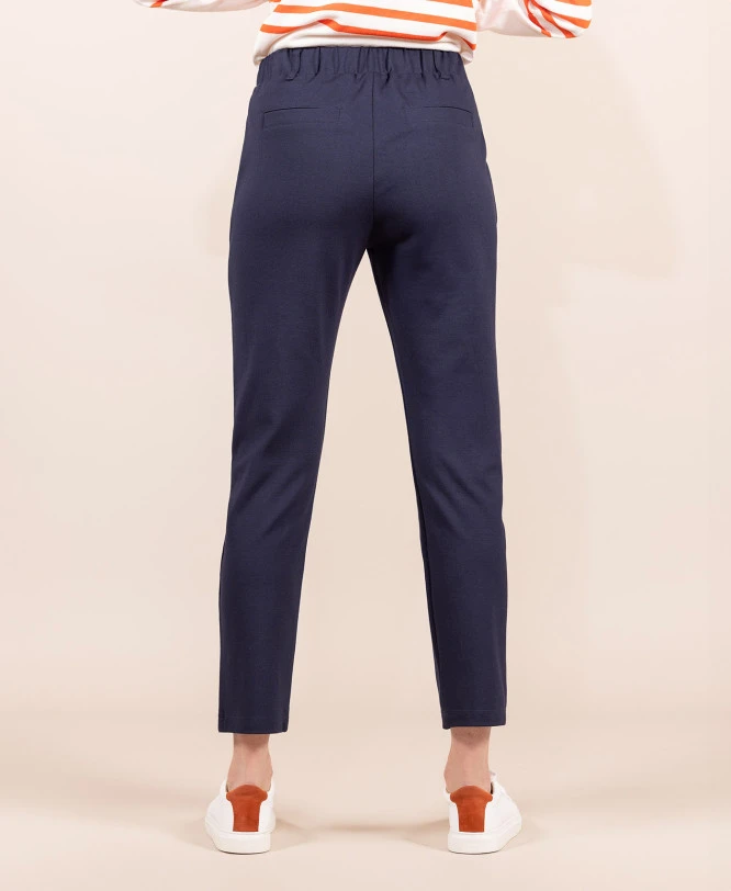 Pantalon Milano Bleu Marine Femme 4 Pantalon Milano Bleu Marine Femme – Image 2