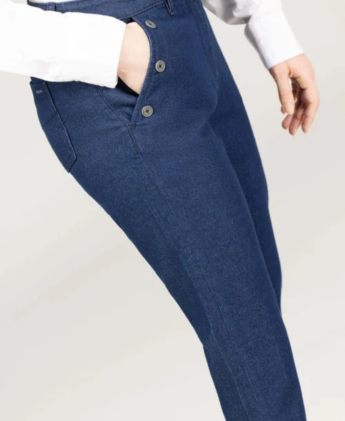 Corsaire Femme Jean Clair -Vetements Simples Magasin prod 9426 corsaire denim clair gabion2 666x812 fc7ea0111e0b