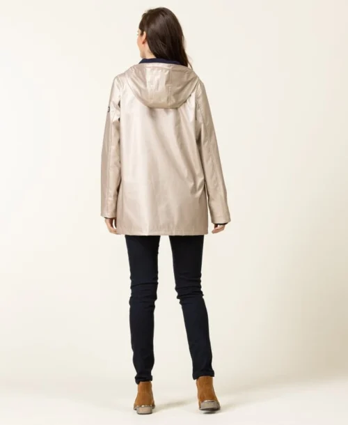 Ciré Beige Doré Femme -Vetements Simples Magasin prod 9432 imper cire beige dore fecirec 666x812 fc7ea0111e0b