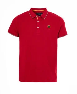 Polo Manches Courtes Rouge Homme