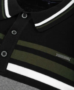 Pull Noir Homme Rayures Placées 7 Pull Noir Homme Rayures Placées -Vetements Simples Magasin prod 9551 pull fond noir raye kaki conin 666x812 fc7ea0111e0b