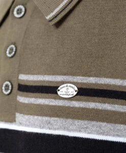 Pull Kaki Homme Rayures Placées -Vetements Simples Magasin prod 9563 pull kaki hanin 666x812 fc7ea0111e0b