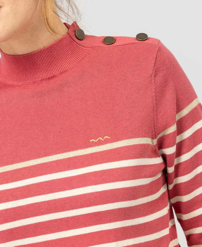 Pull Marin Rose Femme 5 Pull Marin Rose Femme – Image 3