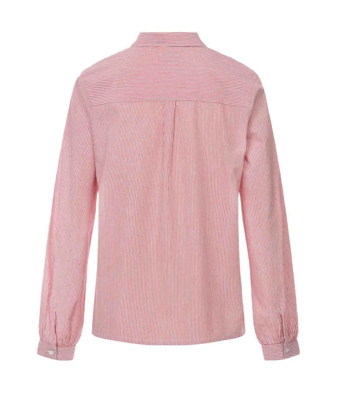 Chemise Rayé Rouge Femme 4 Chemise Rayé Rouge Femme – Image 2