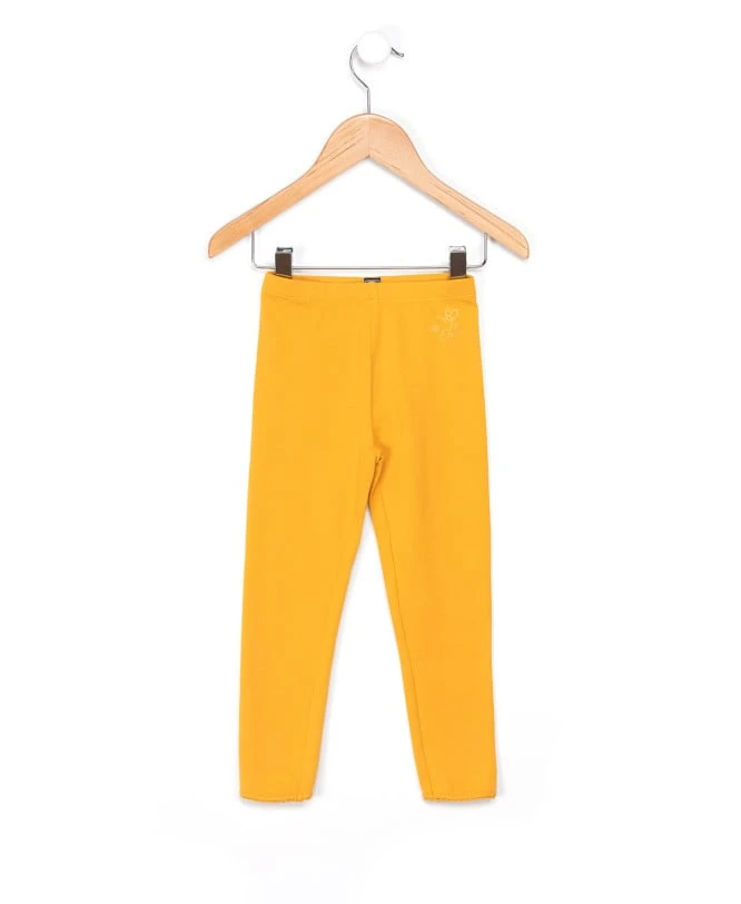 Legging Long Jaune Fille 3 Legging Long Jaune Fille