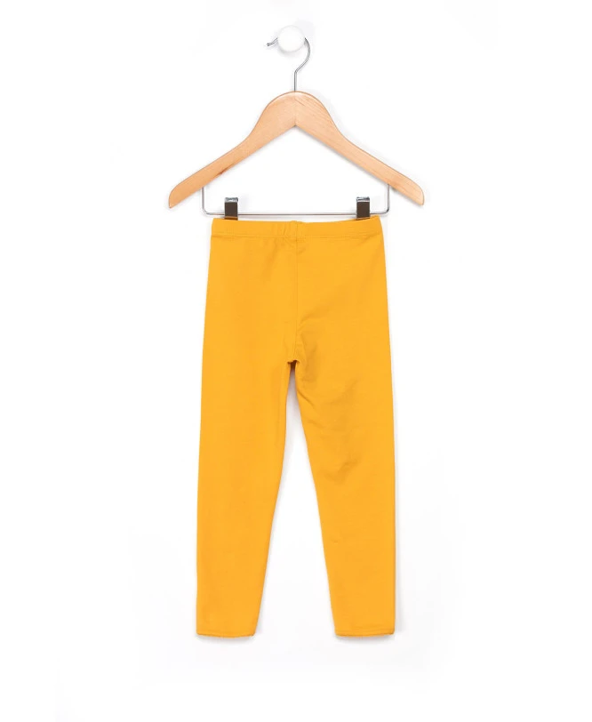 Legging Long Jaune Fille 4 Legging Long Jaune Fille – Image 2