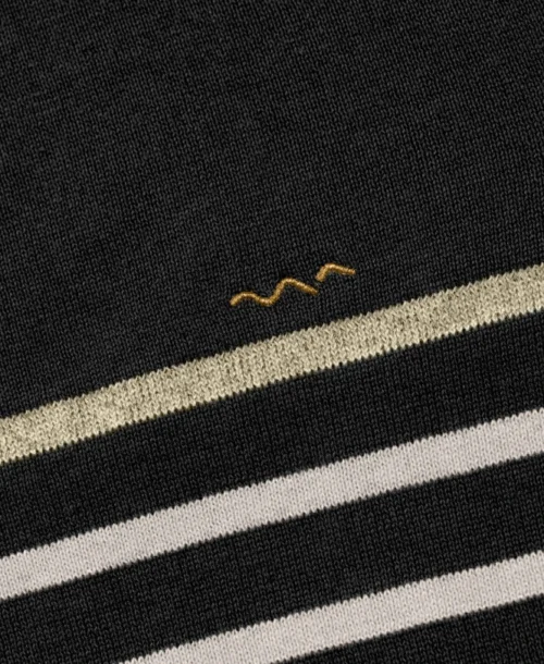 Pull Marin Noir Rayé Femme -Vetements Simples Magasin prod 9652 pull fond noir raye naturel boricha pull f fond 666x812 fc7ea0111e0b