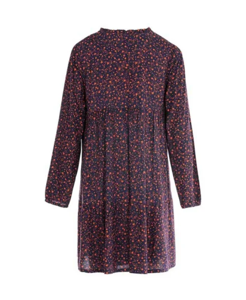 Vetements Simples Magasin -Vetements Simples Magasin prod 969 robe ml imprime bleu nuit hindi 666x812 fc7ea0111e0b