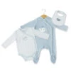 Ensemble Pyjama, Body Et Bavoir Bébé Bleu Ciel -Vetements Simples Magasin prod 9712 pack pueri bleu ciel namady 666x812 fc7ea0111e0b