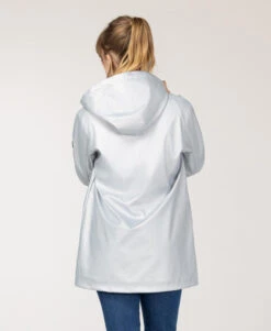 Ciré Gris Argent Femme -Vetements Simples Magasin prod 9730 imper cire gris argent fecirec 666x812 fc7ea0111e0b