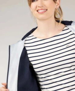 Ciré Gris Argent Femme -Vetements Simples Magasin prod 9731 imper cire gris argent fecirec 666x812 fc7ea0111e0b