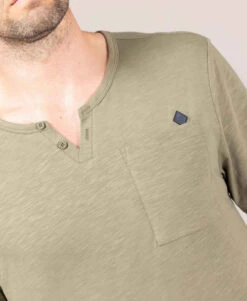 Tee-shirt Kaki Clair Homme 7 Tee-shirt Kaki Clair Homme -Vetements Simples Magasin prod 9768 tee shirt mc kaki clair agor 666x812 fc7ea0111e0b