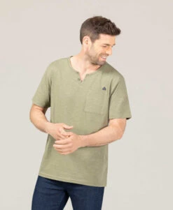 Tee-shirt Kaki Clair Homme